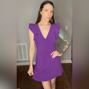 Purple mini dress from French Connection